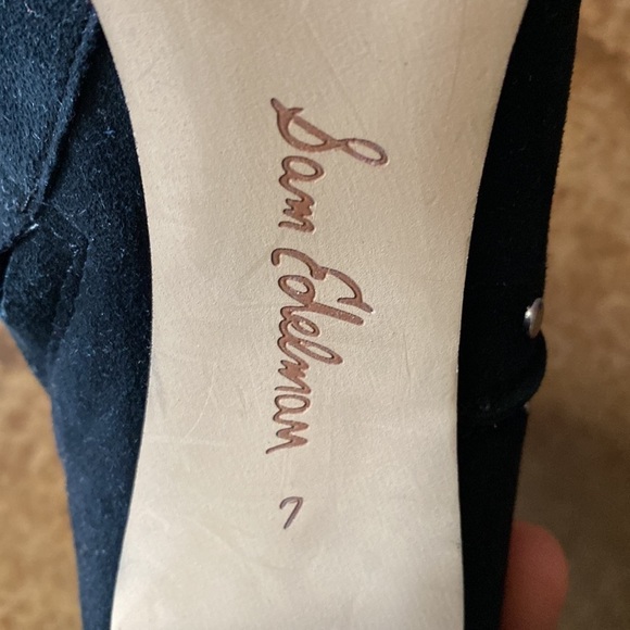 Sam Edelman‎ black studded suede booties - Picture 6 of 8